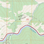 US Forest Service - Topo East Basin Creek, ID FSTopo Legacy digital map