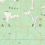 US Forest Service - Topo East Canyon Ridge, WA FSTopo Legacy digital map