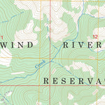 US Forest Service - Topo East Fork Basin, WY FSTopo Legacy digital map
