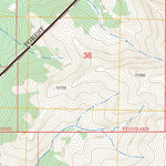 US Forest Service - Topo East Fork Basin, WY FSTopo Legacy digital map