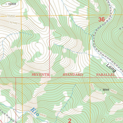US Forest Service - Topo East Gavilan Canyon, NM FSTopo Legacy digital map