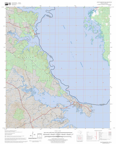US Forest Service - Topo East Hamilton, TX - LA FSTopo Legacy digital map