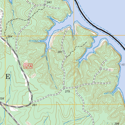 US Forest Service - Topo East Hamilton, TX - LA FSTopo Legacy digital map