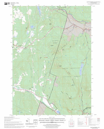 US Forest Service - Topo East Haverhill, NH FSTopo Legacy digital map