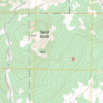 US Forest Service - Topo East Lake, OR FSTopo Legacy digital map