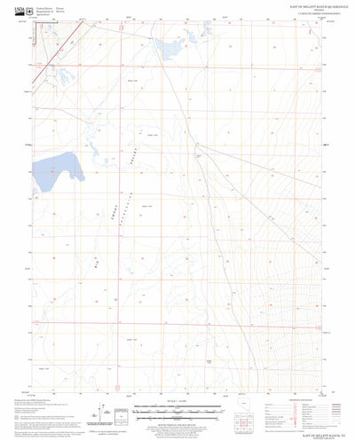 US Forest Service - Topo East of Millett Ranch, NV FSTopo Legacy digital map