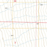 US Forest Service - Topo East of Millett Ranch, NV FSTopo Legacy digital map