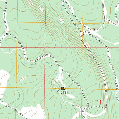 US Forest Service - Topo East of Pondosa, CA FSTopo Legacy digital map