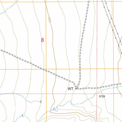 US Forest Service - Topo East of S P Mountain, AZ FSTopo Legacy digital map