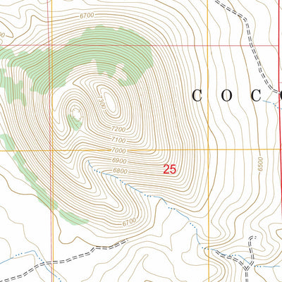 US Forest Service - Topo East of S P Mountain, AZ FSTopo Legacy digital map
