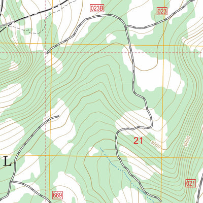 US Forest Service - Topo East Park Reservoir, UT FSTopo Legacy digital map