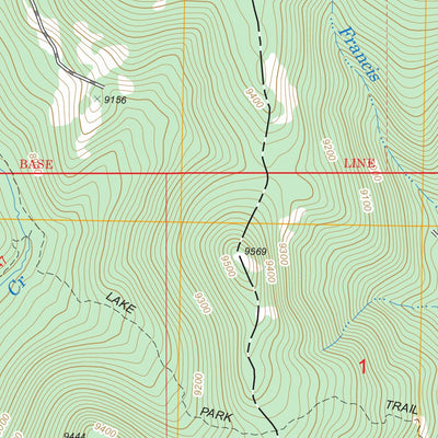 US Forest Service - Topo East Park Reservoir, UT FSTopo Legacy digital map