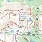 US Forest Service - Topo East Portal, CO FSTopo Legacy digital map