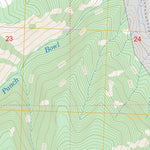 US Forest Service - Topo East Pryor Mountain, MT FSTopo Legacy digital map