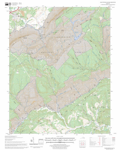 US Forest Service - Topo East Stone Gap, VA FSTopo Legacy digital map