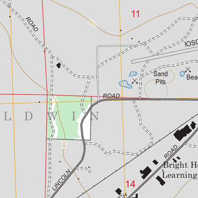 US Forest Service - Topo East Tawas, MI FSTopo Legacy digital map
