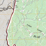 US Forest Service - Topo Eastatoe Gap, NC - SC FSTopo Legacy digital map