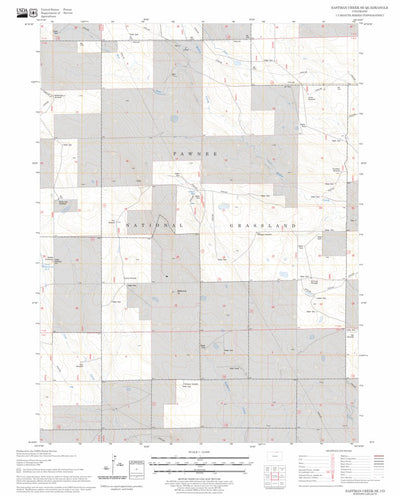 US Forest Service - Topo Eastman Creek SE, CO FSTopo Legacy digital map