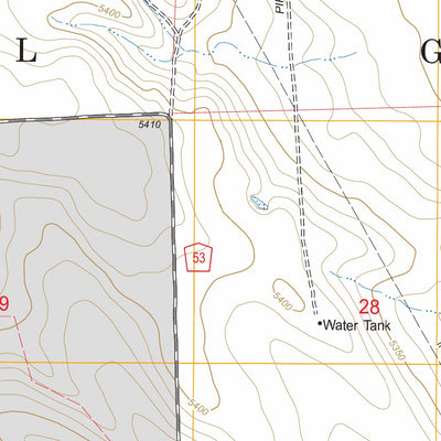 US Forest Service - Topo Eastman Creek SE, CO FSTopo Legacy digital map