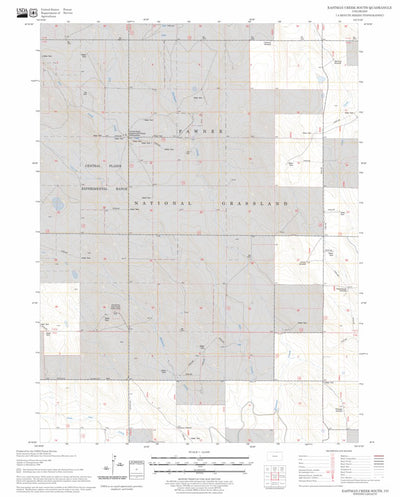 US Forest Service - Topo Eastman Creek South, CO FSTopo Legacy digital map