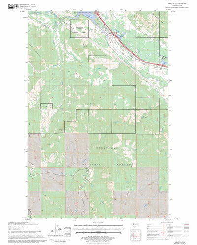 US Forest Service - Topo Easton, WA FSTopo Legacy digital map