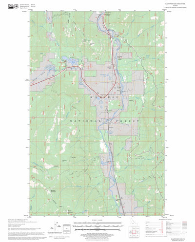 US Forest Service - Topo Eastport, ID FSTopo Legacy digital map