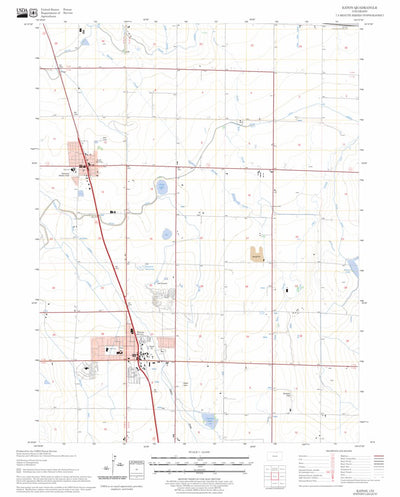 US Forest Service - Topo Eaton, CO FSTopo Legacy digital map