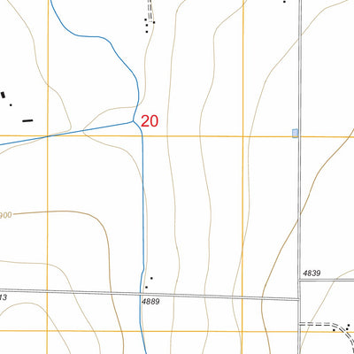 US Forest Service - Topo Eaton, CO FSTopo Legacy digital map