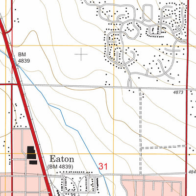 US Forest Service - Topo Eaton, CO FSTopo Legacy digital map