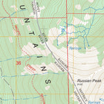 US Forest Service - Topo Eaton Peak, CA FSTopo Legacy digital map