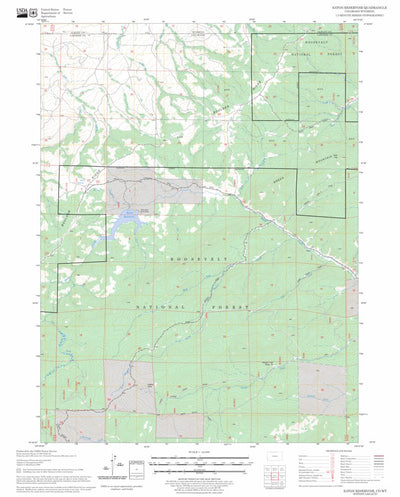 US Forest Service - Topo Eaton Reservoir, CO - WY FSTopo Legacy digital map