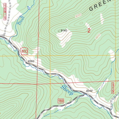 US Forest Service - Topo Eaton Reservoir, CO - WY FSTopo Legacy digital map