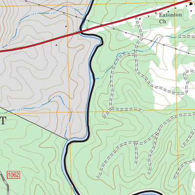 US Forest Service - Topo Eatonton, GA FSTopo Legacy digital map