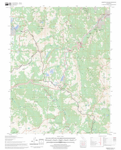 US Forest Service - Topo Ebbetts Pass, CA FSTopo Legacy digital map