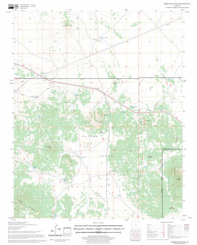 US Forest Service - Topo Ebert Mountain, AZ FSTopo Legacy digital map
