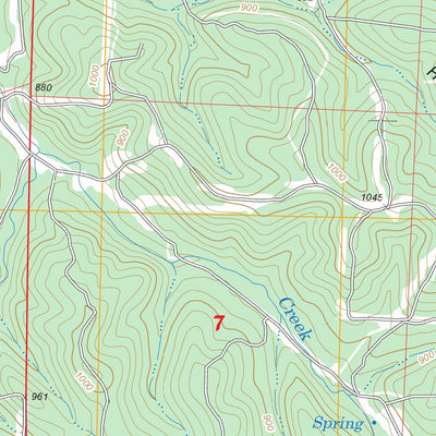 US Forest Service - Topo Ebo, MO FSTopo Legacy digital map