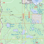 US Forest Service - Topo Echo Lake, MI FSTopo Legacy digital map