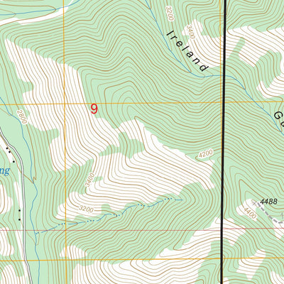 US Forest Service - Topo Eckler Mountain, WA FSTopo Legacy digital map