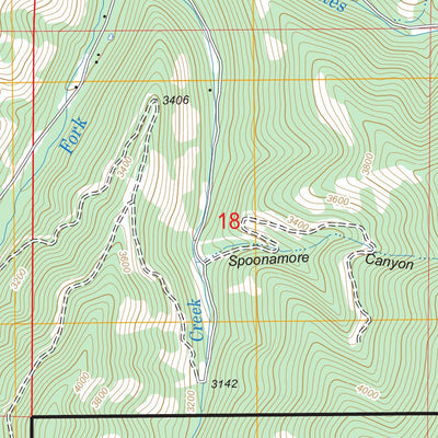 US Forest Service - Topo Eckler Mountain, WA FSTopo Legacy digital map