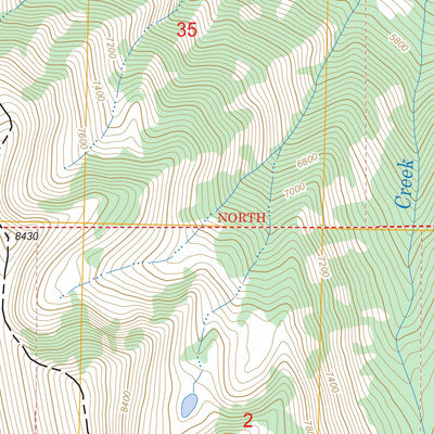 US Forest Service - Topo Edaho Mountain, ID FSTopo Legacy digital map