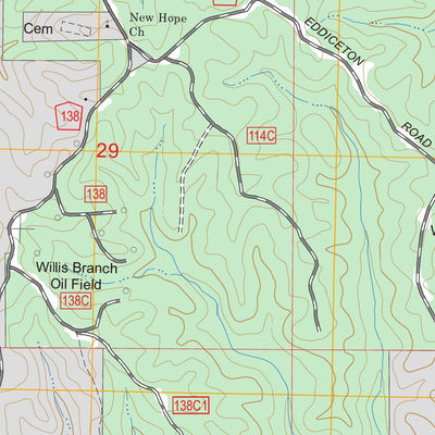 US Forest Service - Topo Eddiceton, MS FSTopo Legacy digital map