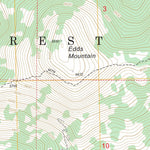 US Forest Service - Topo Edds Mountain, WA FSTopo Legacy digital map