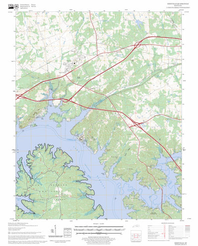 US Forest Service - Topo Eddyville, KY FSTopo Legacy digital map