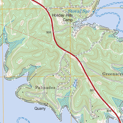 US Forest Service - Topo Eddyville, KY FSTopo Legacy digital map