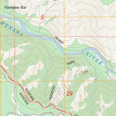 US Forest Service - Topo Eden Ridge, OR - WA FSTopo Legacy digital map