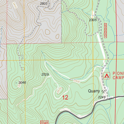 US Forest Service - Topo Eden Valley, OR FSTopo Legacy digital map