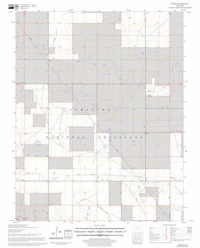 US Forest Service - Topo Edler, CO FSTopo Legacy digital map