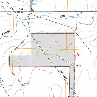 US Forest Service - Topo Edler, CO FSTopo Legacy digital map