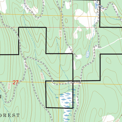 US Forest Service - Topo Edna Mountain, MT FSTopo Legacy digital map