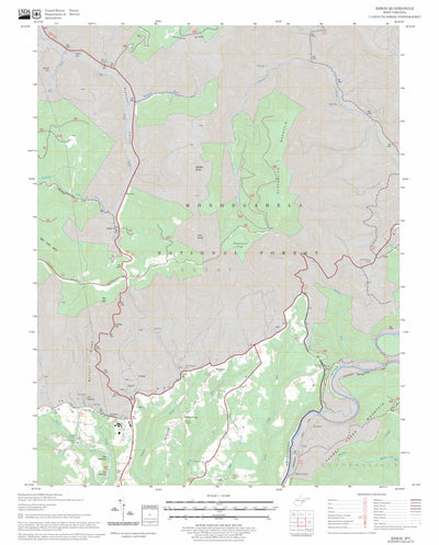 US Forest Service - Topo Edray, WV FSTopo Legacy digital map